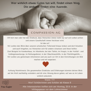 Flyer Compassion-AG 24/25 Flyer Compassion-AG 24/25