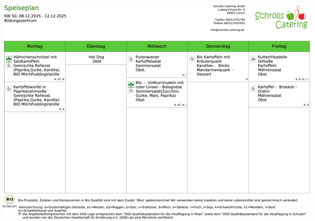 Speiseplan 08.-12.12.2025 Speiseplan 08.-12.12.2025