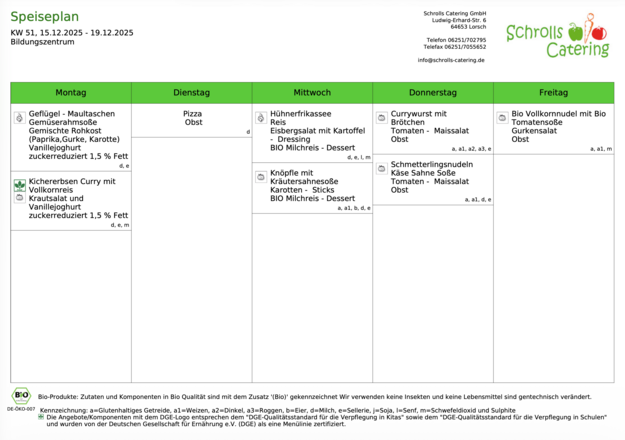 Speiseplan 15.-19.12.2025 Speiseplan 15.-19.12.2025